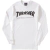 Thrasher Skate Mag Long Sleeve T-Shirt - White -Famous Skate Shop 010202022311 1