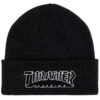 Thrasher Outlined Logo Beanie - Black -Famous Skate Shop 010202062331 1