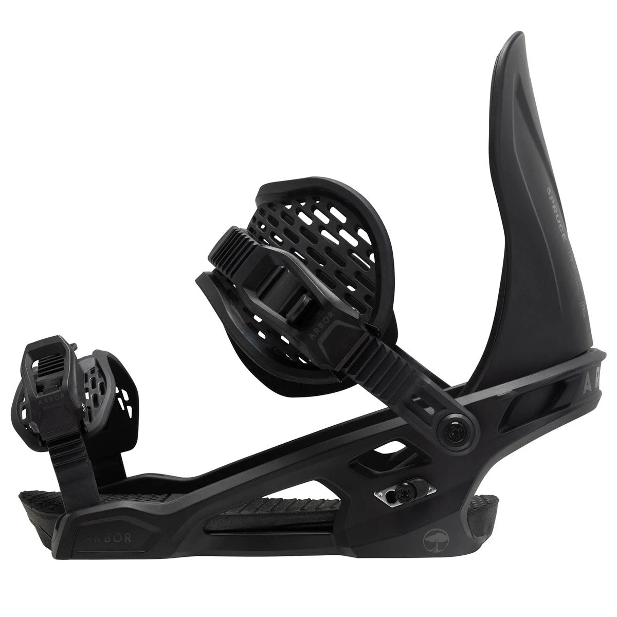 Arbor Spruce 2024 Snowboard Bindings - Black 5 Arbor Spruce 2024 Snowboard Bindings - Black - Image 3