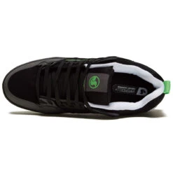 DVS Comanche 2.0+ Shoes - Black/Charcoal/Lime/Nubuck -Famous Skate Shop 045269218988 3