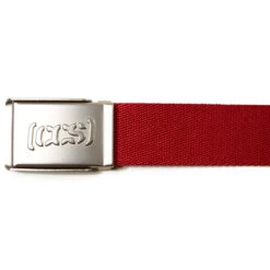 CCS Silver Logo Buckle Belt - Red 8 CCS Silver Logo Buckle Belt - Red -Famous Skate Shop 11 14 2212947