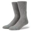 Stance Icon 3 Pack Socks - Grey Heather -Famous Skate Shop 190107236478 1 a8b0e276 c346 4c1f 9111 4a97b9ca5f29