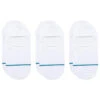 Stance Icon No Show 3 Pack Socks - White -Famous Skate Shop 190107528573 1