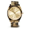 Nixon Time Teller Acetate Watch - Cream Tortoise -Famous Skate Shop 191973192936 1