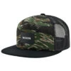Nixon Team Trucker Hat - Tiger Camo -Famous Skate Shop 191973229274 1