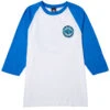 Independent BTG Summit 3/4 Sleeve T-Shirt - White/Royal -Famous Skate Shop 193172386895 1
