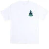 Creature Logo Flame T-Shirt - White -Famous Skate Shop 193172408689 1
