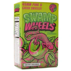 OJ Swamp Berries 99a Skateboard Wheels - Pink/Green Swirl - 45mm -Famous Skate Shop 193172409969 3