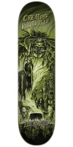 Creature Lockwood Voodoo Isle 2 VX Everslick Skateboard Deck - 8.25"