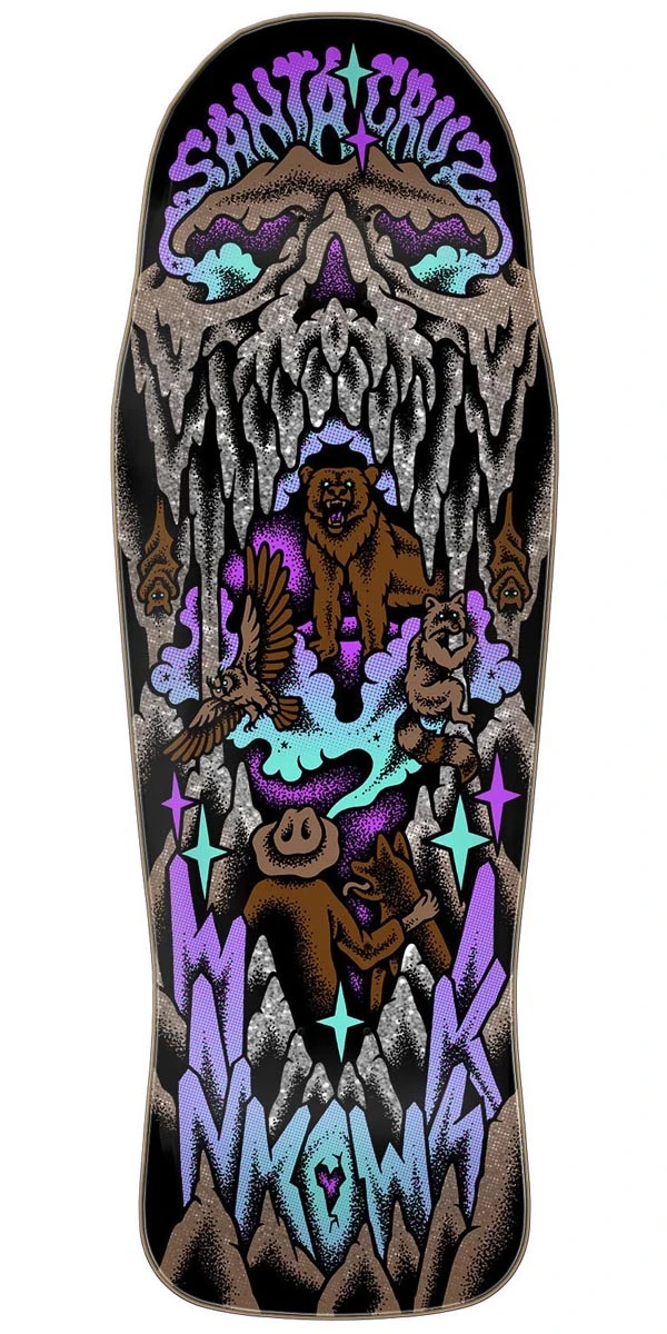Santa Cruz Winkowski Crystal Cave Shaped Skateboard Deck - 10.34" 3 Santa Cruz Winkowski Crystal Cave Shaped Skateboard Deck - 10.34"