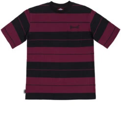Independent Osage Pocket T-Shirt - Maroon/Black