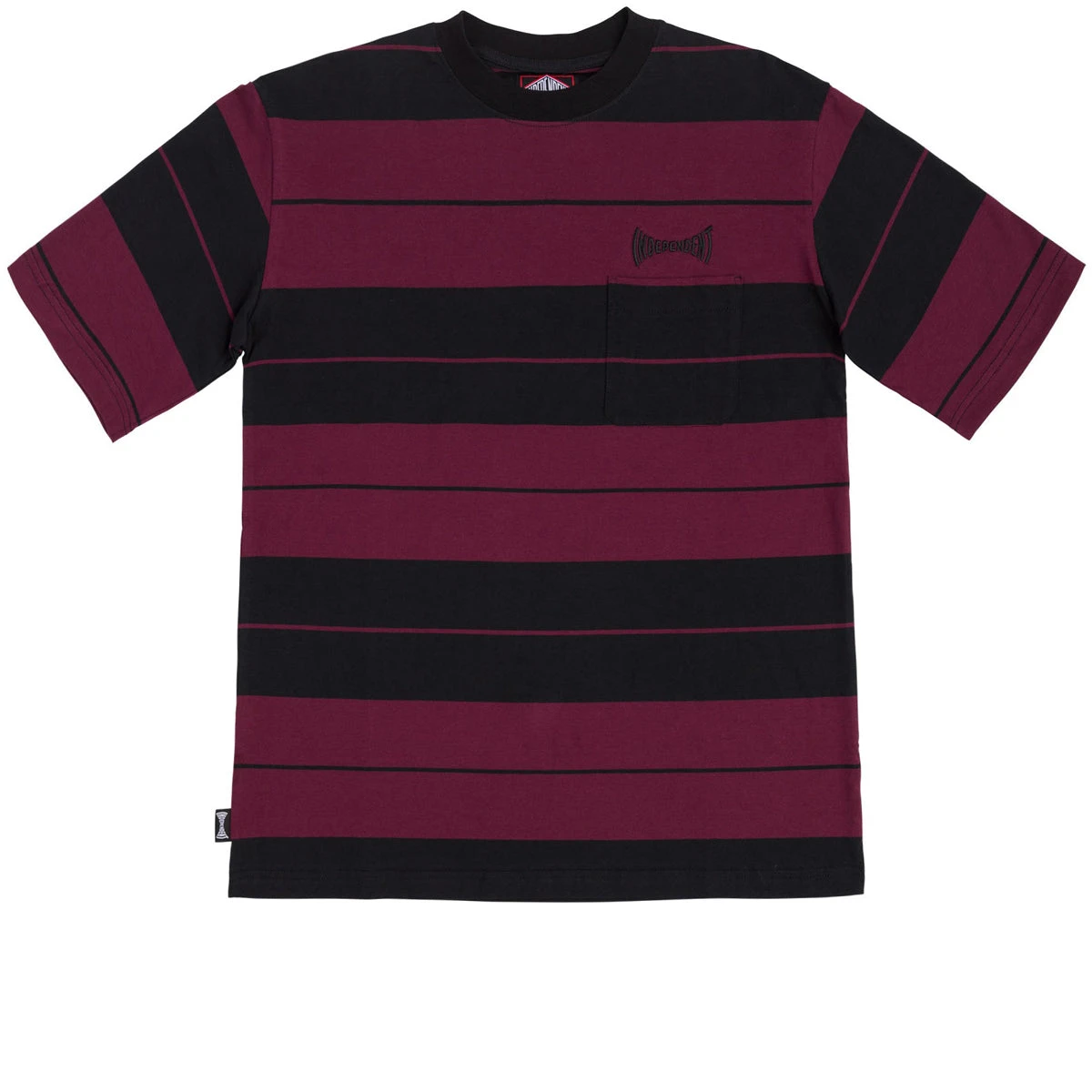 Independent Osage Pocket T-Shirt - Maroon/Black 3 Independent Osage Pocket T-Shirt - Maroon/Black