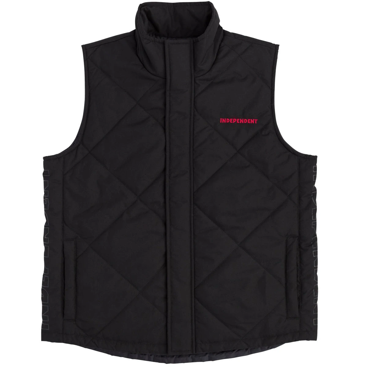 Independent Holloway Puffer Vest Jacket - Black 3 Independent Holloway Puffer Vest Jacket - Black
