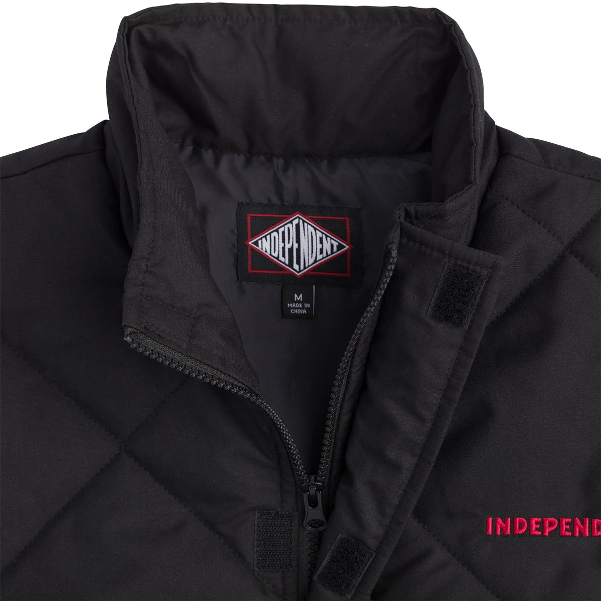 Independent Holloway Puffer Vest Jacket - Black 5 Independent Holloway Puffer Vest Jacket - Black - Image 3