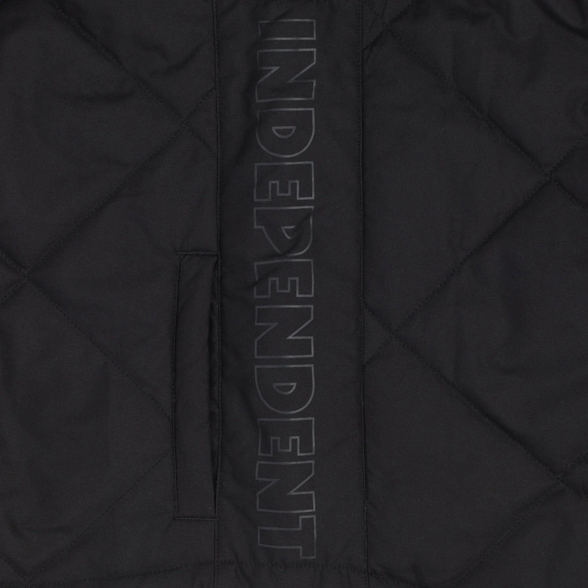 Independent Holloway Puffer Vest Jacket - Black 6 Independent Holloway Puffer Vest Jacket - Black - Image 4