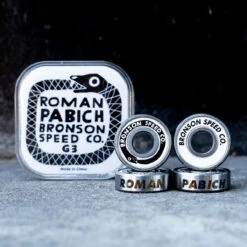 Bronson Roman Pabich Pro G3 Bearings 9 Bronson Roman Pabich Pro G3 Bearings -Famous Skate Shop 193172431120 4