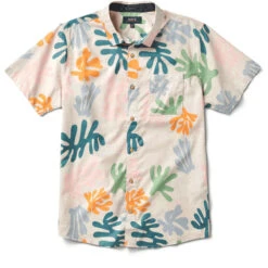 Roark Journey Coral Reefer Shirt - Bone -Famous Skate Shop 193313172431 3