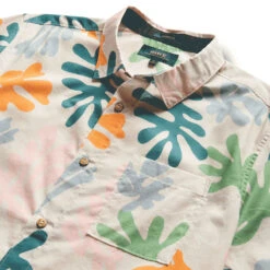 Roark Journey Coral Reefer Shirt - Bone -Famous Skate Shop 193313172431 4