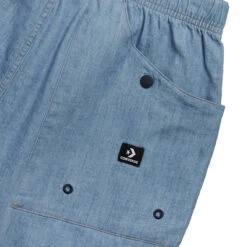 Converse Chambray Utility Shorts - Light Retro Blue -Famous Skate Shop 194434196009 3