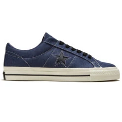 Converse One Star Pro Shoes - Uncharted Waters/Egret/Black
