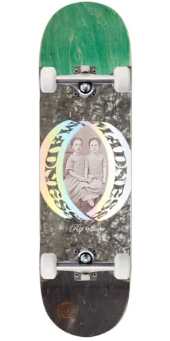 Madness Twins Popsicle Slick R7 Skateboard Complete - Green/Black - 8.625"