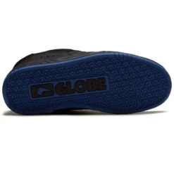 Globe Fusion Shoes - Black/Blue -Famous Skate Shop 194604188162 4