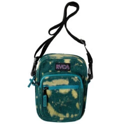 RVCA Bleached Cord Utility Pouch Bag - Emerald Green