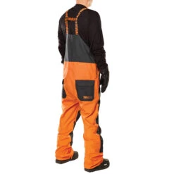 Thirty Two Basement Bib 2023 Snowboard Pants - Orange -Famous Skate Shop 194691276001 3