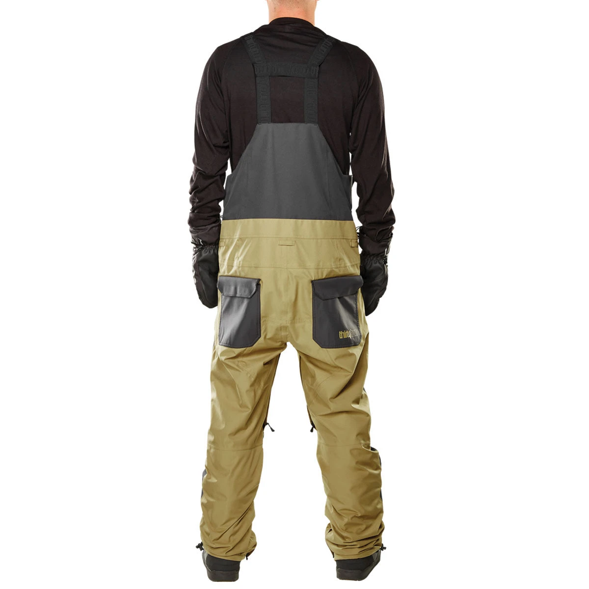 Thirty Two Basement Bib 2023 Snowboard Pants - Camel 4 Thirty Two Basement Bib 2023 Snowboard Pants - Camel - Image 2
