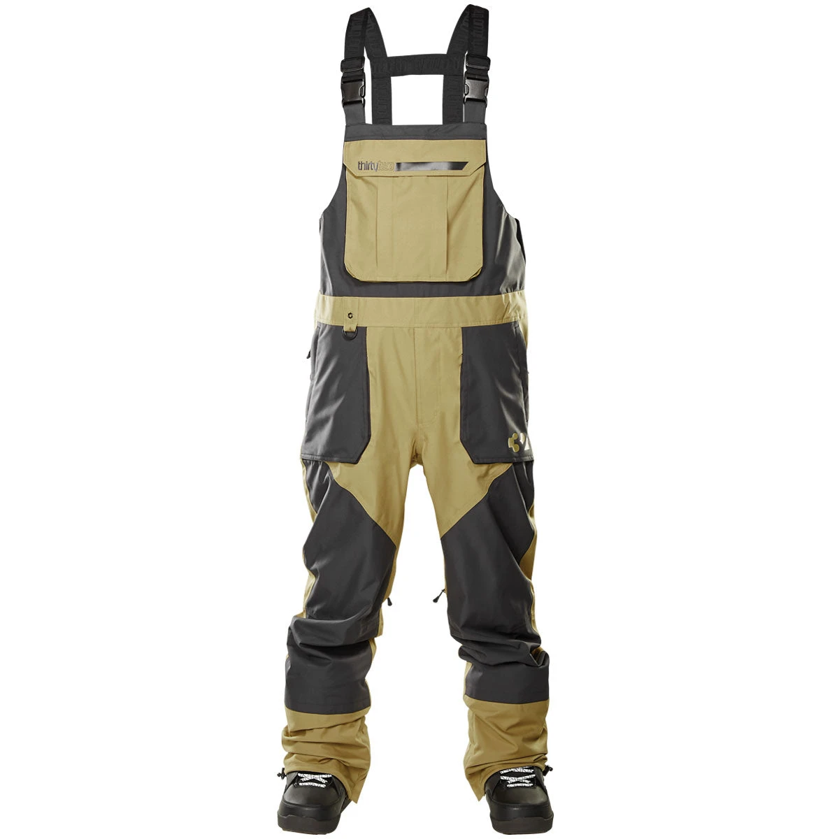 Thirty Two Basement Bib 2023 Snowboard Pants - Camel 6 Thirty Two Basement Bib 2023 Snowboard Pants - Camel - Image 4