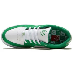 ES Accel Slim Shoes - Green/White -Famous Skate Shop 194691418203 3