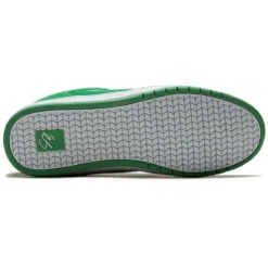 ES Accel Slim Shoes - Green/White -Famous Skate Shop 194691418203 4