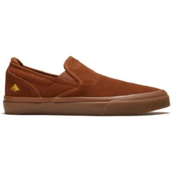 Emerica Wino G6 Slip-on Shoes - Brown/Gum