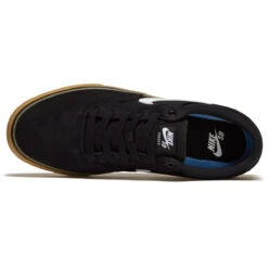 Nike SB Chron 2 Shoes - Black/White/Black/Gum Light Brown -Famous Skate Shop 194958690410 3