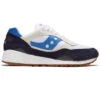 Saucony Shadow 6000 Shoes - White/Navy/Blue -Famous Skate Shop 195019027749 1