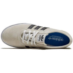 Adidas Adi Ease Shoes - Crystal White/Core Black/White -Famous Skate Shop 195747952375 3