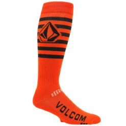 Volcom Kootney Snowboard Socks - Orange Shock - LG/XL -Famous Skate Shop 196134126904 3