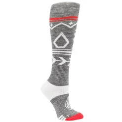 Volcom Womens Ttt Snowboard Socks - Heather Grey - XS/SM -Famous Skate Shop 196134127116 3