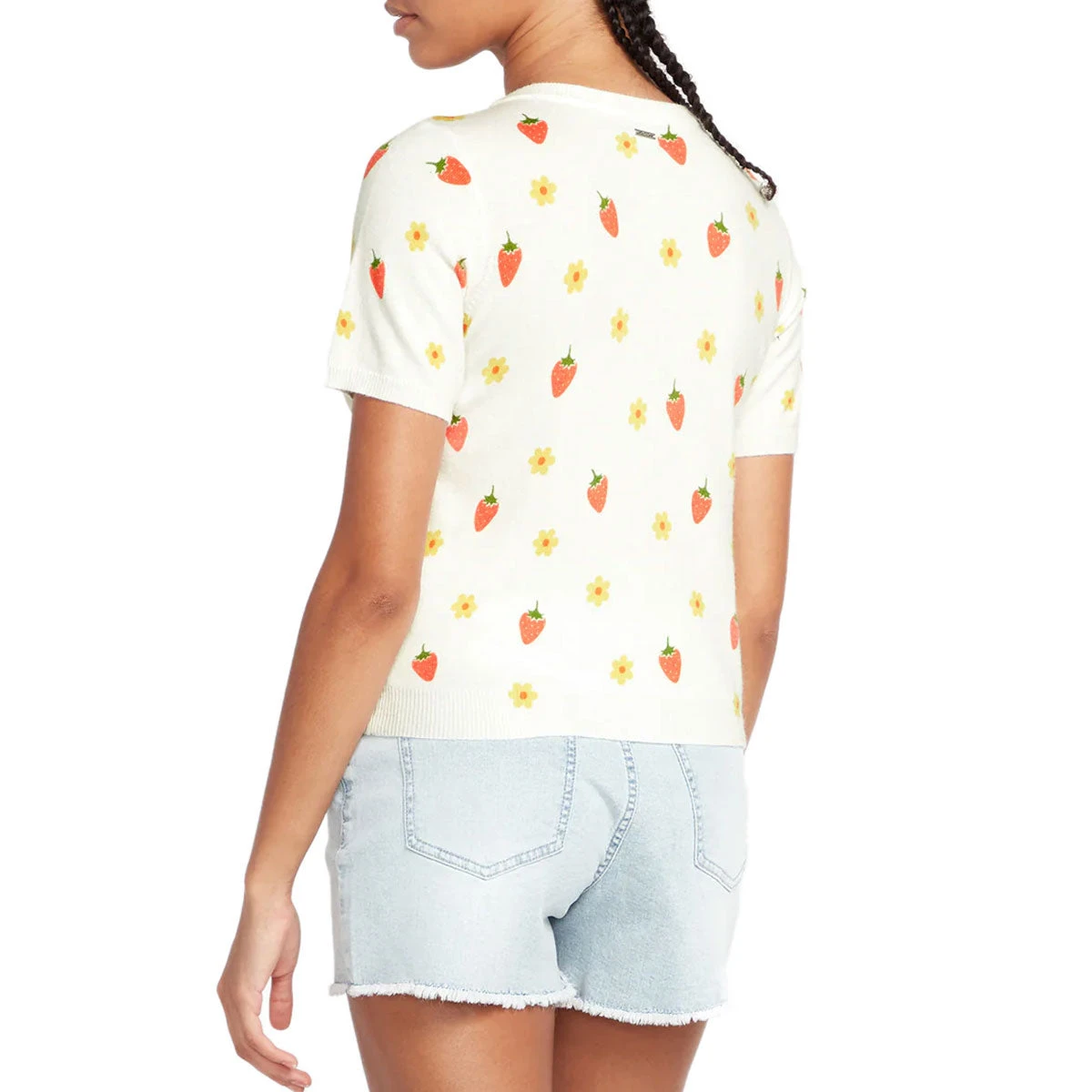 Volcom Womens 9tsevolution Sweater - Star White 4 Volcom Womens 9tsevolution Sweater - Star White - Image 2