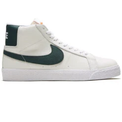 Nike SB Zoom Blazer Mid Shoes - White/Pro Green/White/Pro Green