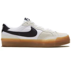 Nike SB Womens Pogo Shoes - White/Black/White/Gum Light Brown
