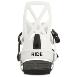 Ride A-4 2024 Snowboard Bindings - White -Famous Skate Shop 196222114356 3
