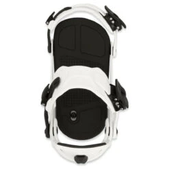 Ride A-4 2024 Snowboard Bindings - White -Famous Skate Shop 196222114356 4