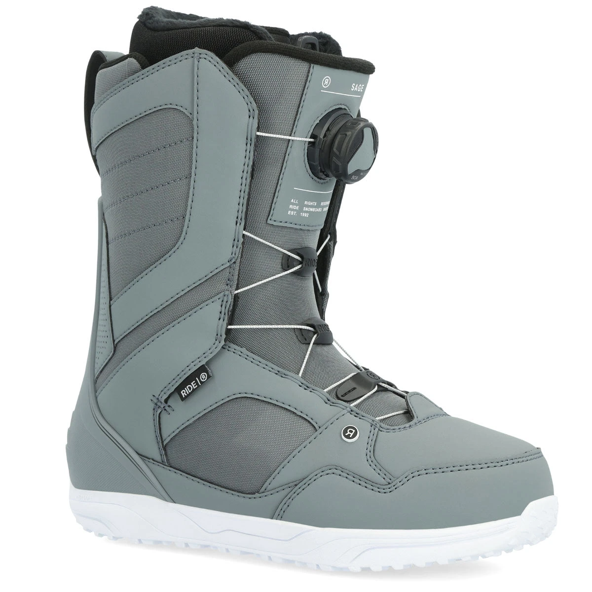 Ride Sage 2024 Snowboard Boots - Slate 3 Ride Sage 2024 Snowboard Boots - Slate