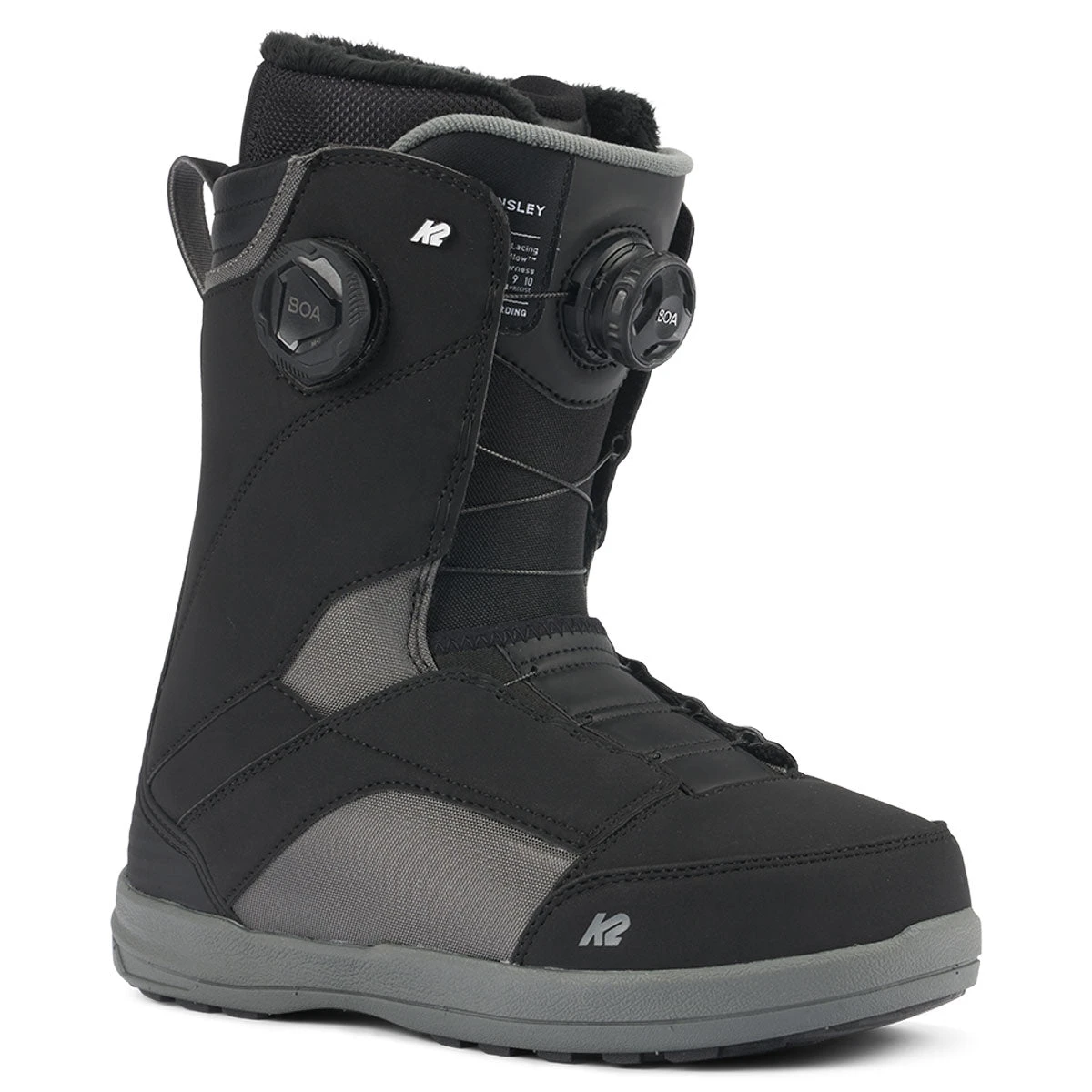 K2 Womens Kinsley 2024 Snowboard Boots - Black 3 K2 Womens Kinsley 2024 Snowboard Boots - Black