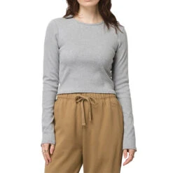 Vans Womens Armanto Long Sleeve Shirt - Grey Heather