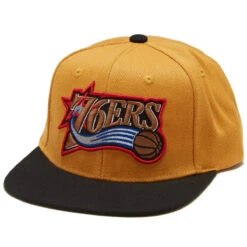 Mitchell & Ness X NBA Side Core 2.0 Snapback Hwc 76ers Hat - Blue/Red/Off White