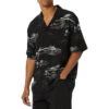 HUF Drop Top Resort Shirt - Black -Famous Skate Shop 196377070392 1
