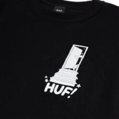HUF Cosmic Trip T-Shirt - Black -Famous Skate Shop 1963770745671 3