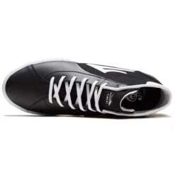 Lakai Flaco Ii Mid Shoes - Black/White Leather -Famous Skate Shop 196377078695 3